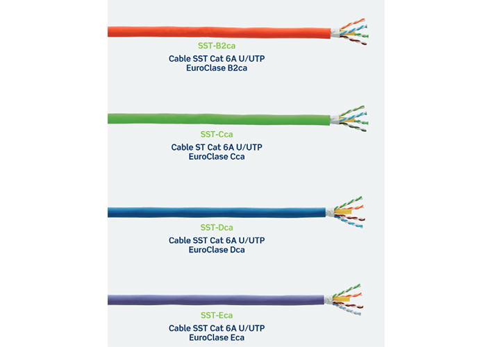 Foto Cables U/UTP Cat 6A GLOBAL SST para redes 10GBASE-T 